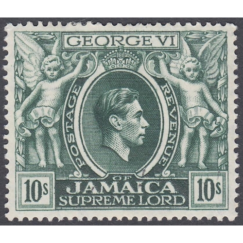 478 - STAMPOS JAMAICA 1938 lightly mounted mint set to £1 SG 121-133a