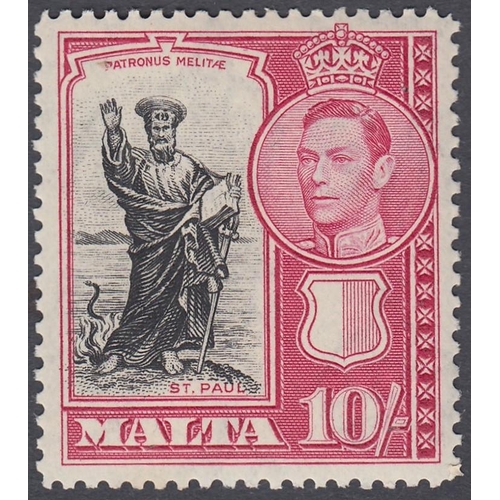 487 - STAMPOS MALTA Mint collection in four DAVO albums, QV to 2014, good lot including high values to 10/... 