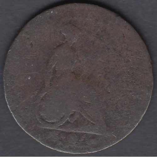 689 - COINS George IV Half Penny, very worn !