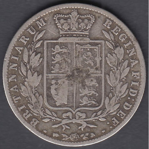 698 - COINS 1878 Victoria Silver Half Crown in F to VF condition