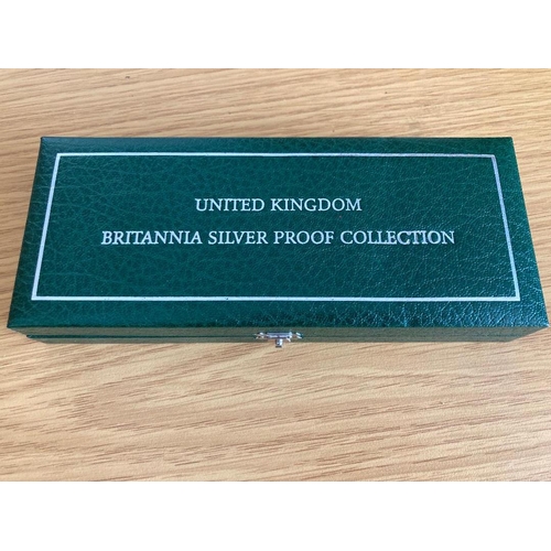 754 - COINS 1997 Silver UK Britannia four coin proof set with cert