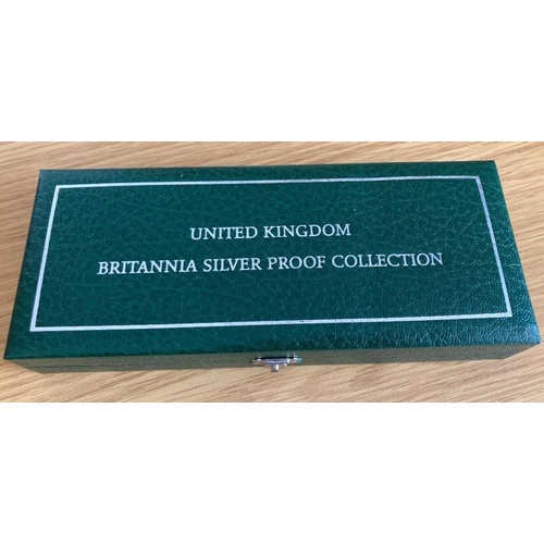 760 - COINS 1998 UK Britannia Silver four coin proof set with cert