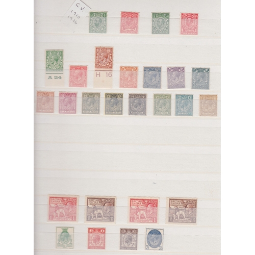 224 - STAMPS GREAT BRITAIN Mint and used collection in stockbook 1860's to 1980's, 1870 1/2d plate 6 mint,... 