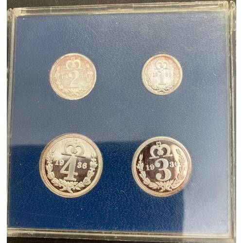 729 - COINS 1936 Edward VIII Silver Maundy set, This was a fantasy set produced after the King abdicated