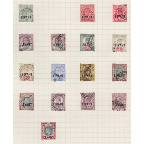 407 - STAMPS BRITISH LEVANT A very fine mint & used collection in an album with some duplication, with man... 