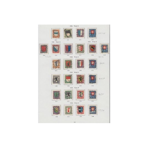 541 - STAMPS SWITZERLAND 1913-46 Pro Juventute Charity stamps used STC £1283