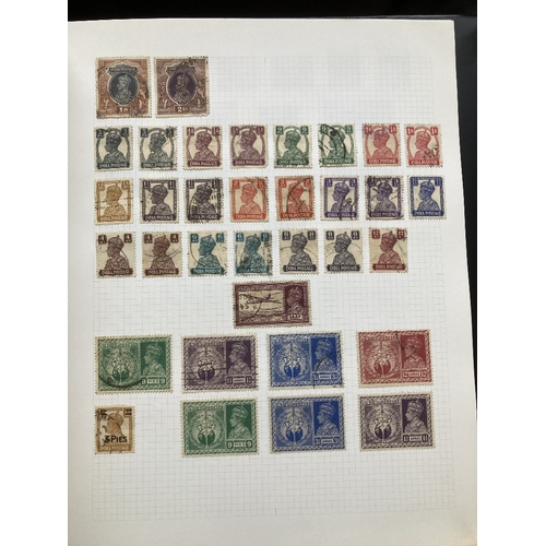 20 - STAMPS BRITISH COMMONWEALTH, box with seven albums etc. Collections include India, Ross Dependency w... 