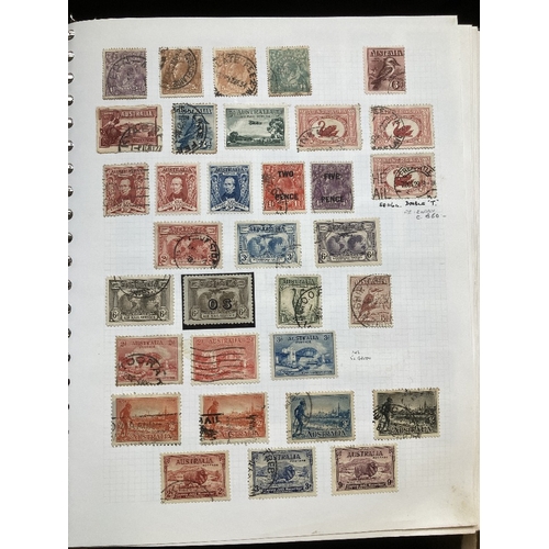 20 - STAMPS BRITISH COMMONWEALTH, box with seven albums etc. Collections include India, Ross Dependency w... 