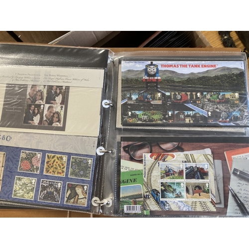 232 - STAMPS GREAT BRITAIN Ten albums of Presentation packs 1965 to 2013 Face approx £1300