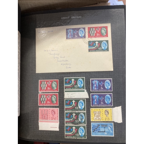 25 - STAMPS Box with eight small to large stockbooks and All World including reasonable Commonwealth, min... 