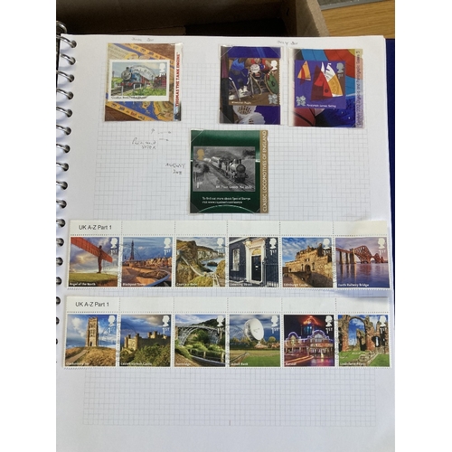 257 - STAMPS GREAT BRITAIN Six albums with mostly fine used commemorative issues with sets up to 2020. Als... 