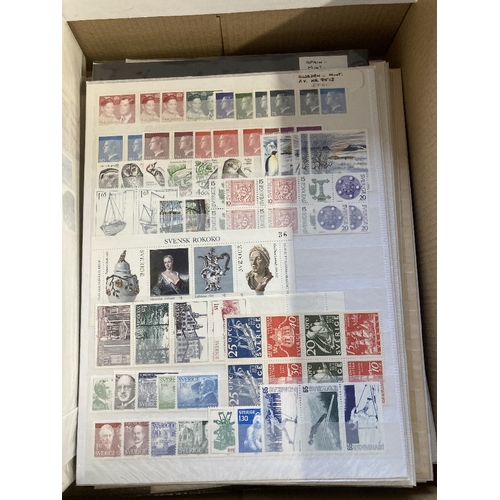 29 - STAMPS WORLD, various mint and used on stock pages, album pages etc. Mostly U/M more modern issues i... 