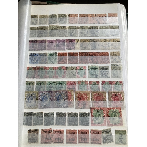 39 - STAMPS Seven stock books of World stamps including stockbook crammed with early India