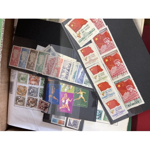 416 - STAMPS CHINA Box of stamps and covers mixed box, well worth viewing, early to modern, stockbooks, al... 