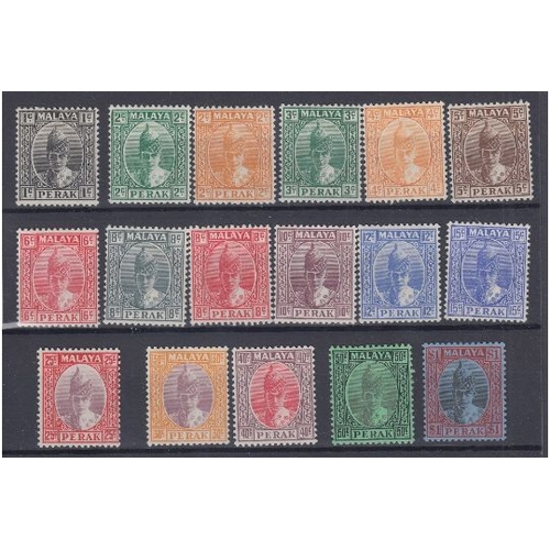 486 - STAMPS PERAK 1938-41 mounted mint short set to $1 Cat £509