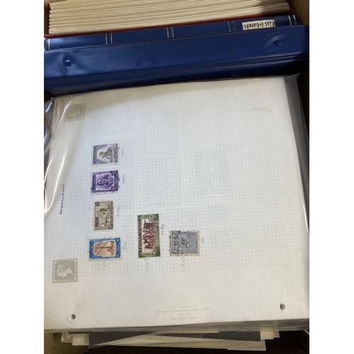 61 - STAMPS WORLD, a good rummage box with some useful covers, miniature sheets, a collection of GB local... 