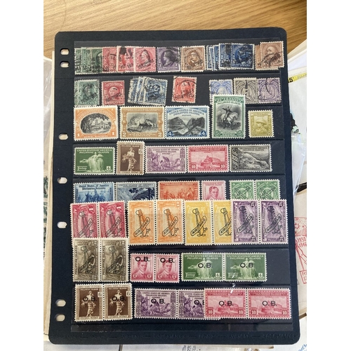 520 - STAMPS PHILIPPINES Accumulation of commercial and FDC's plus a quantity of stamps on pages and stock... 