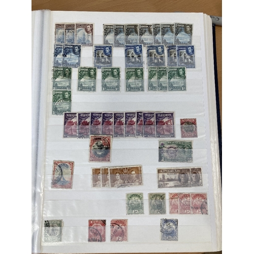 24 - STAMPS BRITISH COMMONWEALTH mint and used in large stockbook mainly Bermuda, Dominica, and India inc... 