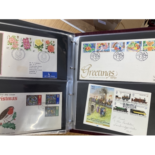 347 - STAMPS FIRST DAY COVERS Seven albums of covers 1970's to 2000's mainly Royal Mail