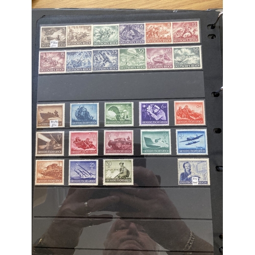 38 - STAMPS Mixed box with World stockbooks, mint Commonwealth in stockbook, Germany on stock pages , cov... 