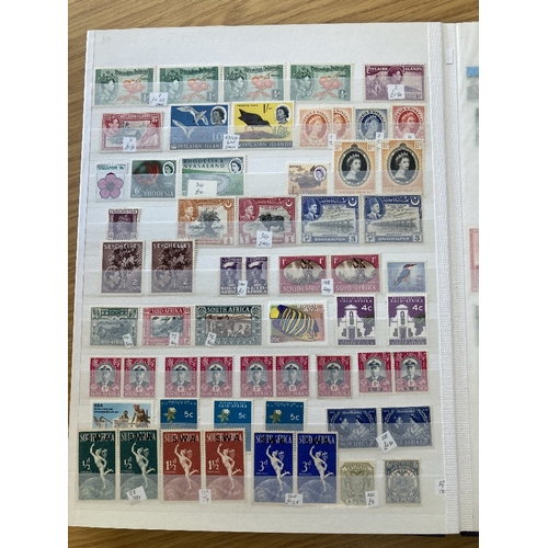 38 - STAMPS Mixed box with World stockbooks, mint Commonwealth in stockbook, Germany on stock pages , cov... 