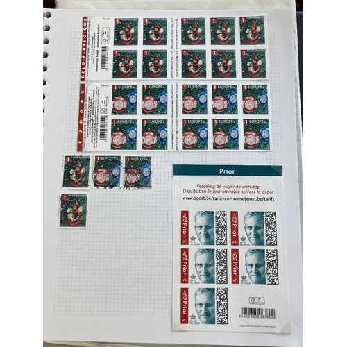 402 - STAMPS BELGIUM 1849 to 2023 mint & used collection housed in six albums and two stockbooks. Includes... 