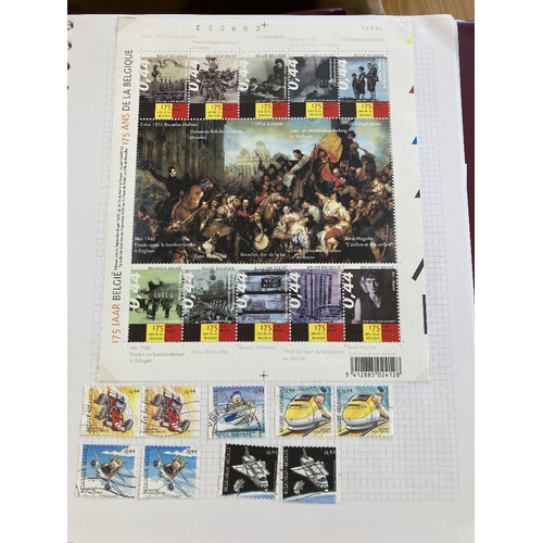 402 - STAMPS BELGIUM 1849 to 2023 mint & used collection housed in six albums and two stockbooks. Includes... 