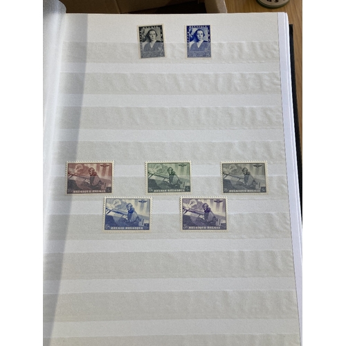 402 - STAMPS BELGIUM 1849 to 2023 mint & used collection housed in six albums and two stockbooks. Includes... 