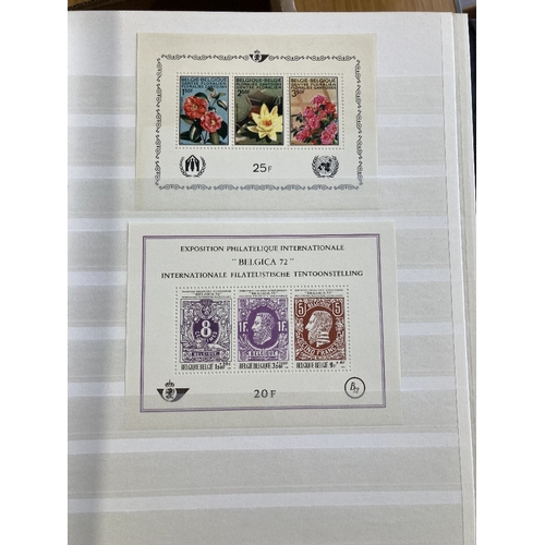 402 - STAMPS BELGIUM 1849 to 2023 mint & used collection housed in six albums and two stockbooks. Includes... 