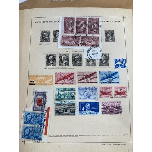 41 - STAMPS Large heavy Schaubek album, all World with strength in European, especially Germany