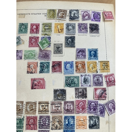 41 - STAMPS Large heavy Schaubek album, all World with strength in European, especially Germany