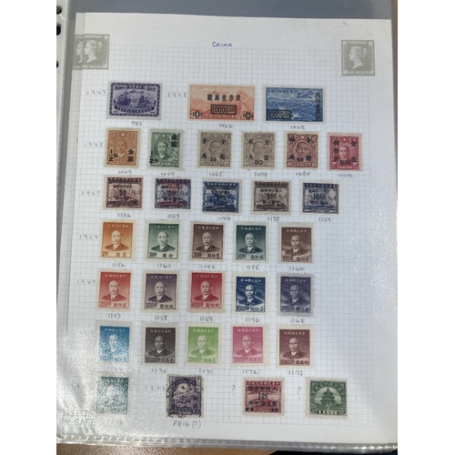 415 - STAMPS CHINA Binder with a useful range of mint & used issues with some better 1960s values used, a ... 