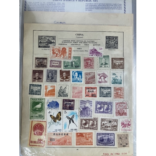 415 - STAMPS CHINA Binder with a useful range of mint & used issues with some better 1960s values used, a ... 