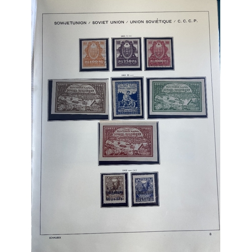 524 - STAMPS RUSSIA Seven stock books and albums 1858 -1993 mint and used, reasonable early issues noted, ... 