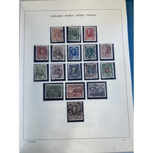 524 - STAMPS RUSSIA Seven stock books and albums 1858 -1993 mint and used, reasonable early issues noted, ... 