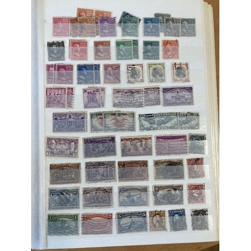 555 - STAMPS USA Stock book crammed full of early to modern issues mint and used (1000's)