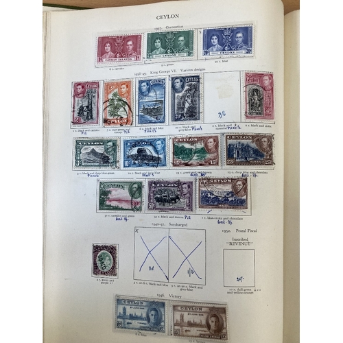 94 - STAMPS BRITISH COMMONWEALTH GVI Green Crown album mint and used, condition of album not the best but... 