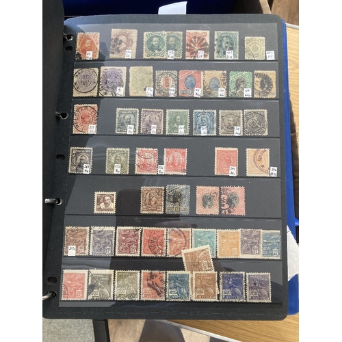 9 - STAMPS Five albums of World Stamps A to Z mint and used, viewing recommended (1000's)