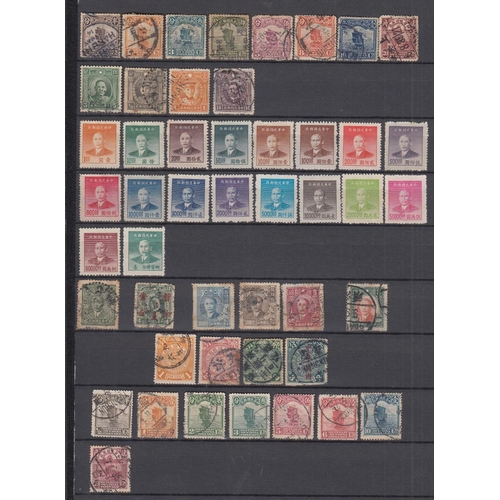 420 - STAMPS CHINA Range of mint & used issues on stock pages, album pages etc.Some useful stamps spotted.... 