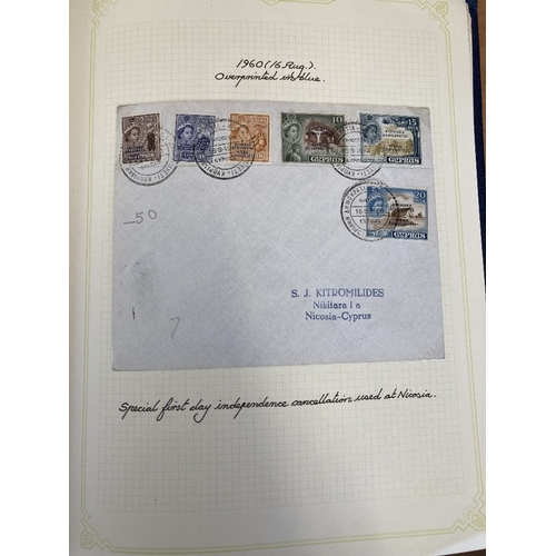 426 - STAMPS CYPRUS Mint and used collection including covers in two binders