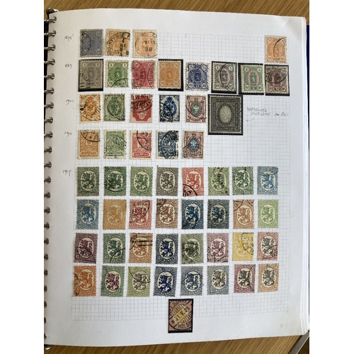 436 - STAMPS FINLAND 1875 to 2023 mint and used collection in two albums, including 1901 10m used (with ce... 