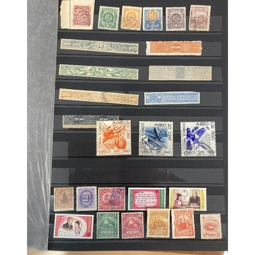 45 - STAMPS South and Central America mint and used in two stock book, some duplication but good represen... 