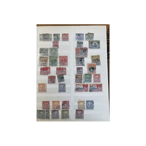 113 - STAMPS : BRITISH COMMONWEALTH in two large green stockbooks, mainly used, reasonable early material ... 