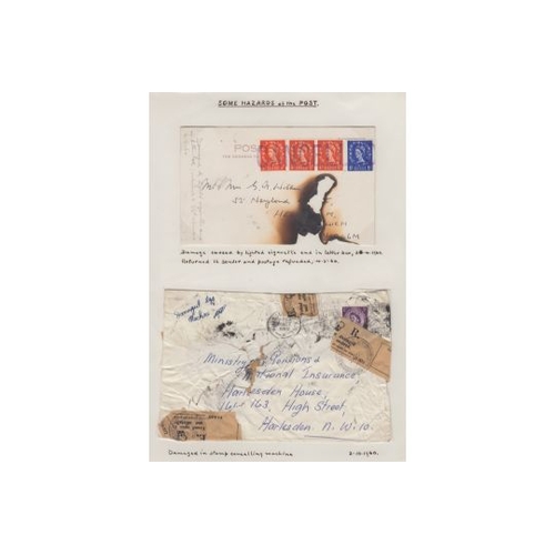 259 - STAMPS GREAT BRITAIN Album of postal history from 1770's through to early QEII, some great postal ma... 