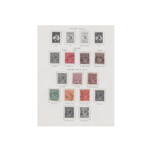 389 - STAMPS AUSTRALIA Mint and used collection in SG album Volume 1, mixed condition reasonable early iss... 