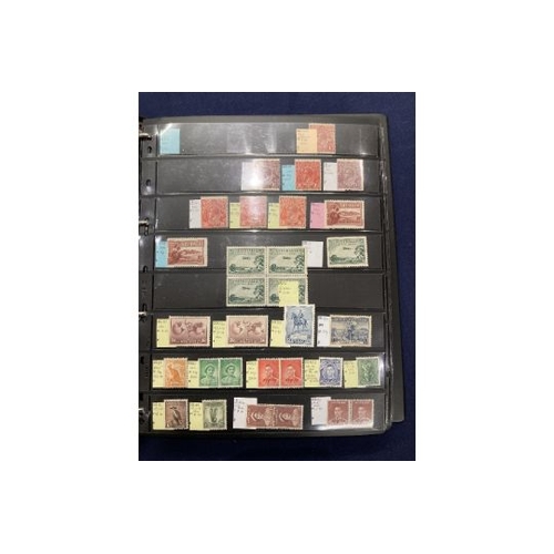 391 - STAMPS AUSTRALIA Mint and used ex dealers stock, well filled display book with better spotted Roo's ... 