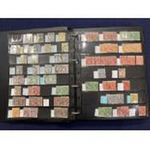 391 - STAMPS AUSTRALIA Mint and used ex dealers stock, well filled display book with better spotted Roo's ... 