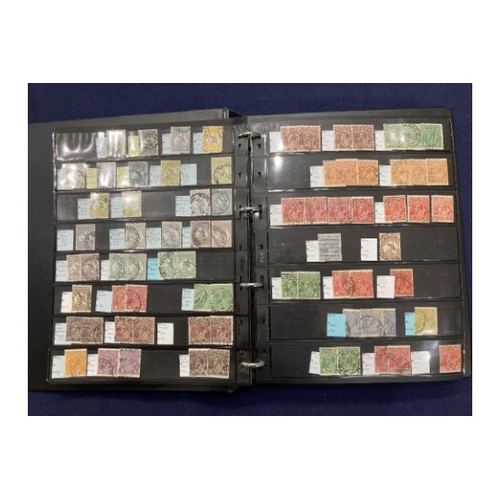 391 - STAMPS AUSTRALIA Mint and used ex dealers stock, well filled display book with better spotted Roo's ... 