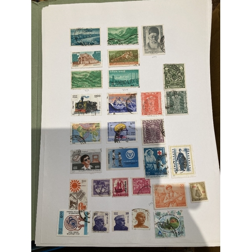 121 - STAMPS Large accumulation of all World on pages , some reasonable early Commonwealth spotted includi... 