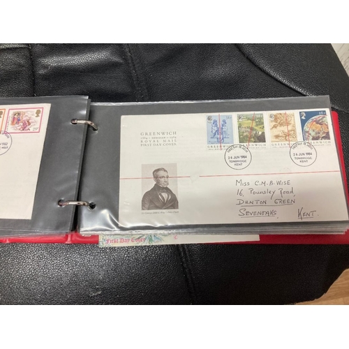 137 - STAMPS CHARITY Small album of GB FDC's including 1969 Investiture special cancel BF 1000 (SCARCE) , ... 